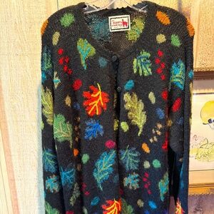 VINTAGE The Alpaca Collection Cardigan-Beautiful and unique